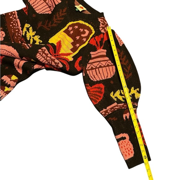 FARM Rio Multicolor Patterned Sweater Cardigan - Picture 9 of 15